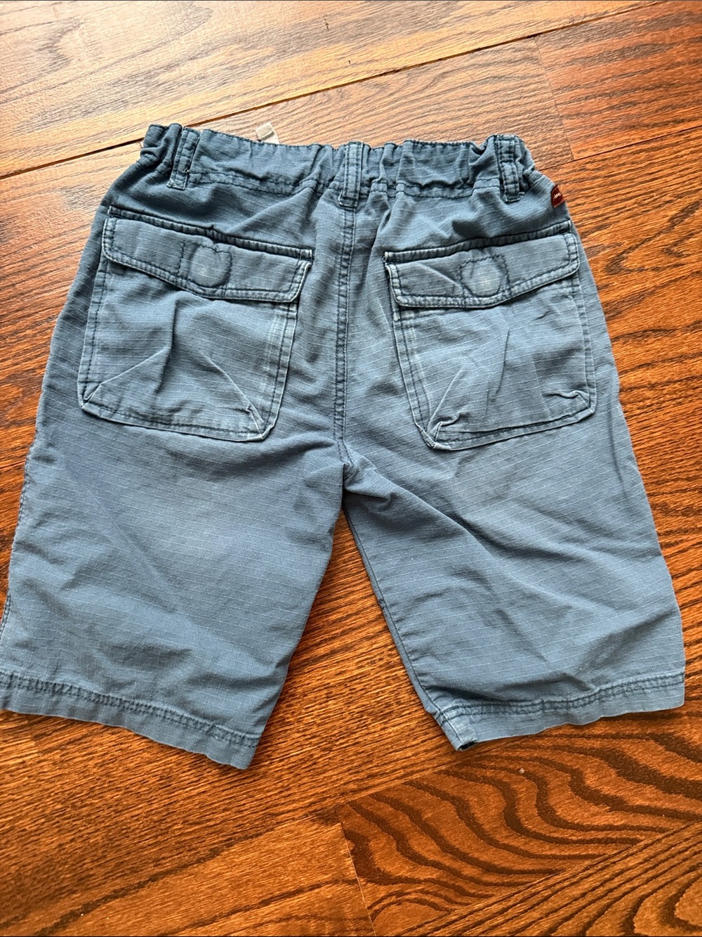 Tea Collection Blue Drawstring Cargo Shorts - Picture 3 of 3